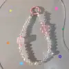 Cadena para Teléfono Colgante de Flor de Cerezo Transparente de Verano Estilo Ins Cadena Versátil para Bolso Colgante Llavero Suministro