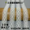 Bolsas Decorativas de Renda Vazada com Fio de Algodão, Faixas de Cabelo, Roupa de Cama, Saias, Almofadas de Sofá, Toalhas de Mesa, Acessórios DIY Feitos à Mão Estilo Pastoral