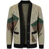 Cárdigan de punto de alta gama para hombre primavera y otoño 2026, top de moda casual estilo europeo, prenda de abrigo para hombre