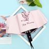 Paraguas automático para mujer, estudiante, de goma negra, protección solar, protección UV, plegable, para hombre, para sol y lluvia, grande, de fábrica