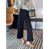 Super emagrecedor! Jeans cropped vintage stretch de liocel para mulheres, calça pantalona nova para o início do outono de 2026