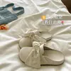 Nuevas Pantuflas de Suela Blanda para Primavera y Otoño 2026 con Moño Francés, Pantuflas Cerradas para Mujer, Zuecos de Suela Gruesa para Uso en Exteriores, Medias Pantuflas para Mujer