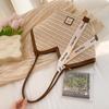 Nova bolsa de ombro casual para viajante Bolsa de palha retrô Bolsa feminina 2023 verão elegante sacola simples