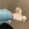 Novos Sapatos Chineses de Boca Rasa Femininos Salto Baixo Primavera e Outono Retro Camurça Estilo Fada Gentil Elegante Francês Salto Grosso Mary Jane