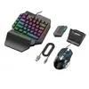 Void Battleship F6 Teclado para Juegos Luminoso para Teléfono Móvil Individual Teclado para Pollo Conectar Teléfono Móvil Armas Trono Teclado para Mano Izquierda