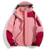 Traje HJCAMEL para Exteriores Tres en Uno Ropa con Carga para Hombre Otoño e Invierno Forro Interior Desmontable Impermeable a Prueba de Viento Traje de Montañismo