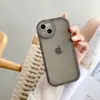 Nueva Chica Gordita para Apple 15promax Ojos Grandes TPU Simple Color Sólido Transparente 7 Funda Suave 11 Funda para Teléfono Móvil