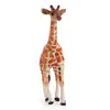 Figurilla de Jirafa Realista Modelo de Animal Africano Salvaje de PVC Juguetes Educativos para Niños Decoración de Vida Silvestre Figura de Animal de Safari Perfecta para Jugar y