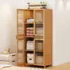 Armario para Uso Doméstico en Dormitorio, Montaje Sencillo, Económico Armario Moderno Multicapa con Puertas para Viviendas de Alquiler, Armario a Prueba de Polvo para Sala de Estar