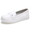 Sapatos de Verão para Enfermeiras para Mulheres, Anti-Odor, Não Cansativos, Salto Médio, Bico Redondo, Sola Grossa, Vazados, Antiderrapantes, Sapatos de Trabalho Médico, Antiderrapantes e Resistentes ao Desgaste