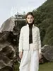 Nuevo modelo de alta calidad, alternativa a marcas famosas en supermercados y tiendas, chaqueta acolchada de manga larga con cuello alto de plumón de ganso blanco al 90% con forro interior cálido para mujer