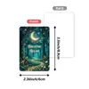 Conjunto de Cartões com Citações ao Luar com Tema Floresta de 36 Peças, Materiais para Diário Estilo Ins, Decoração de Parede, Cartões Pequenos para Alívio do Estresse