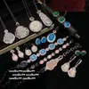 Hielo Penetrante para Joyería Huevo Azul Calcedonia Flor Dios Gema Pulsera Nuevo Estilo Chino Hebilla Segura Calcedonia Blanca Collar traje