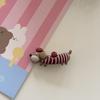 Presilha de Cabelo Fofa Vintage Desenho Animado Mori Cachorrinho Dachshund Novo Engraçado Fina Cão Presilha Bico de Pato Presilha para Franja de Estudante