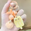 Colgante Llavero Mini Hucha de Acrílico para Helado para Mujeres y Parejas, Linda Decoración para Bolsos Suaves, Venta al por Mayor de Regalos