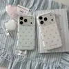 Estrellas con patrón de diamantes adecuadas para soporte en forma de corazón Apple 17PRO funda para teléfono iPhone18promax 15p simple 16