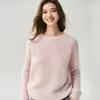 Colección Otoño 2026: Cuello Redondo, Estilo Jersey, Suéter de Punto de Seda de Morera y Cachemira, Manga Raglán, Prenda Base