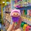 Llavero Colgante Pareja de Osos de Felpa Dibujados Llavero Creativo para Coche Llavero de Mujer Colgante para Teléfono Móvil Pequeño Regalo