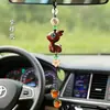 Novo Ornamento de Carro Pendurado em Madeira de Lótus e Veado para uma Viagem Segura, Abóbora 'Tudo Dá Certo' Decoração Pendurada no Carro Pingente para Retrovisor