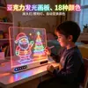 Quadro de Desenho Luminoso para Crianças, Livro de Desenho para Traçar, Quadro de Caligrafia, Rabiscar Desenho, Quadro Fluorescente, Alimentado por Bateria, Recarregável, Acrílico Luminoso