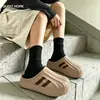 Pantuflas de Concha para Mujer 2026 Modelo Nuevo, Casual Ultracómodas Antideslizantes Resistentes al Olor para el Hogar y Exteriores Sandalias de Suela Gruesa para Pareja para Hombres