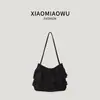 Bolso Plegado Nuevo para Verano 2026, Bolso de Mano Dulce de Moda para Mujer con Bordes tipo Falda, Adecuado para el Trabajo y el Trayecto Diario, Diseño Único