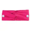 Botón de Máscara Botón Cruzado Estampado de Leopardo Diadema para el Cabello Accesorios para el Cabello Diadema de Yoga Diadema Deportiva para Fitness Diadema Absorbente de Sudor