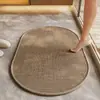 Alfombrilla Absorbente para Suelo de Baño Hogareña Antideslizante para Pies Felpudo de Entrada de WC Alfombra de Secado Rápido