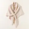 Bufanda Cálida de Cuello Nueva de Otoño e Invierno Transfronteriza, Chal de Punto Moderno y Versátil, Bufanda Triangular Grande Cruzada para Mujer