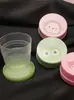 Taza de Agua Plegable Portátil Colapsable para Exteriores de Venta Caliente Viaje Compresión Dibujos Animados Taza de Enjuague Bucal de Viaje Camping