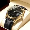 Auténtico de Moda Tendencia Acero Correa Hombres Calendario Impermeable Correa Reloj Reloj Taobao Aliexpress Modelo Más Vendido