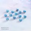 50 Peças/Pacote Contas Soltas de Cerâmica Esmaltada Coloridas Acessórios para Pulseira Pacote de Material de Contas de 8mm Contas Espaçadoras para Joias Artesanais DIY