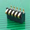 Portapilas de Voltaje Positivo de 5P Espaciado 1.27 Altura 3.5 Sin Columnas BC-1-512A Conector de Batería de Resorte para Walkie-Talkie
