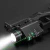 Comercio exterior caliente luz verde LED luz fuerte antiséismica linterna colgante metal riel de 20 mm 92G lámpara de pistola de iluminación