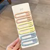 Pinzas para el Cabello con Letras Color Café para Mujer, Pinzas Laterales de Moda y Versátiles, Accesorios para el Cabello Lindos y Sencillos para Otoño e Invierno, Adecuadas para Lavarse la Cara y Maquillaje