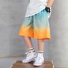 Pantalones cortos deportivos de verano para niños, finos, de seda helada, de secado rápido, informales, recortados, para playa, para niños grandes
