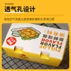 Caixa de Nuggets de Frango Colonel Pipoca de Frango Bife de Frango Asas de Frango Coxas de Frango Frango Frito Batatas Fritas Lanche Caixa de Embalagem para Levar Personalizada