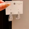 Brincos de Prata Banhados a Ouro Real 18K com Pino de Prata Zircônia de Luxo Leve em Formato de U Brincos Modernos e Exquisitos Joias de Orelha de Nicho de Alta Qualidade para Mulheres