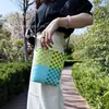 Bolso de Hombro Colorido Macaron Bolso para Teléfono Móvil 2026 Nuevo Estilo Bolso Tejido a Mano Estilo Coreano Bolso Cruzado de Nicho Billetera