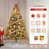Árbol de Navidad para el hogar, decoraciones navideñas, diseño de escena, paquete de decoración, luminoso, gran simulación, árbol de Navidad DIY