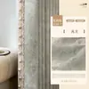 Cortinas Jacquard Flor Molly de Algodão e Linho, Cortinas Blackout Alto Estilo Francês, Tecido de Cortina Shaoxing Estilo Creme de Alto Padrão para Quarto
