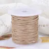 Hilo encerado, carretes pequeños, hilo de poliéster encerado, disponible en varios tamaños y colores, ideal para trenzado y ensartado de cuentas DIY, materia prima para manualidades, suministro en lote mixto