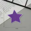 Novo Adesivo de Tecido Estrela de Cinco Pontas Acessórios para Roupas Roupas Sapatos e Chapéus Patches Estrelas para Passar a Ferro Chapéu Decoração de Roupas Patches