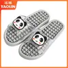 Pantuflas de Baño de Dibujos Animados para Mujer, Hogar Interior, Antideslizantes, Masaje de Puntos de Acupuntura, Sandalias Lindas de Verano Anti-olor para Hombre