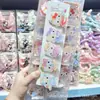 Novo Presilha de Cabelo Desenho Animado Kt Cat com Laço Perolado Fofo para Crianças, Presilha de Franja, Piranha de Bebê