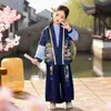 2026 Nuevo Modelo Ropa de Performance Hanfu Estilo Ming para Niños Primavera y Otoño, Nueva Ropa de Performance Estilo Chino, Traje Tang Estilo Nacional para Jardín de Infancia