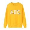 Sudaderas estampadas de manga larga para mujer de primavera y otoño transfronterizas para mujer 2025 Otoño e invierno Terciopelo Suelto Cuello redondo Tops para mujer