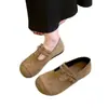 Zapatos retro Mary Jane estilo francés para mujer, nuevos zapatos planos bajos de otoño 2026, mocasines suaves de nicho