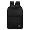 Mochila Transfronteriza, Gran Capacidad, Bolso Escolar de Color Sólido, Versátil, Moderno, Ligero, Informal, Impermeable, Mochila Texturizada, Ocio al Aire Libre