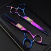 Tijeras de Peluquería Personalizadas Estilo Chino Rosa de 6.0 pulgadas, Tijeras para Cortar el Cabello, Tijeras Planas, Tijeras para Flequillo